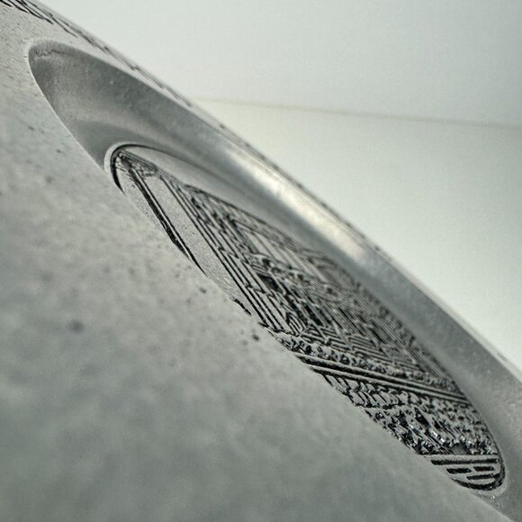 Vtg 1989 Pewter Marywood College University Souvenir Collectible Plate Carson - Picture 10 of 12